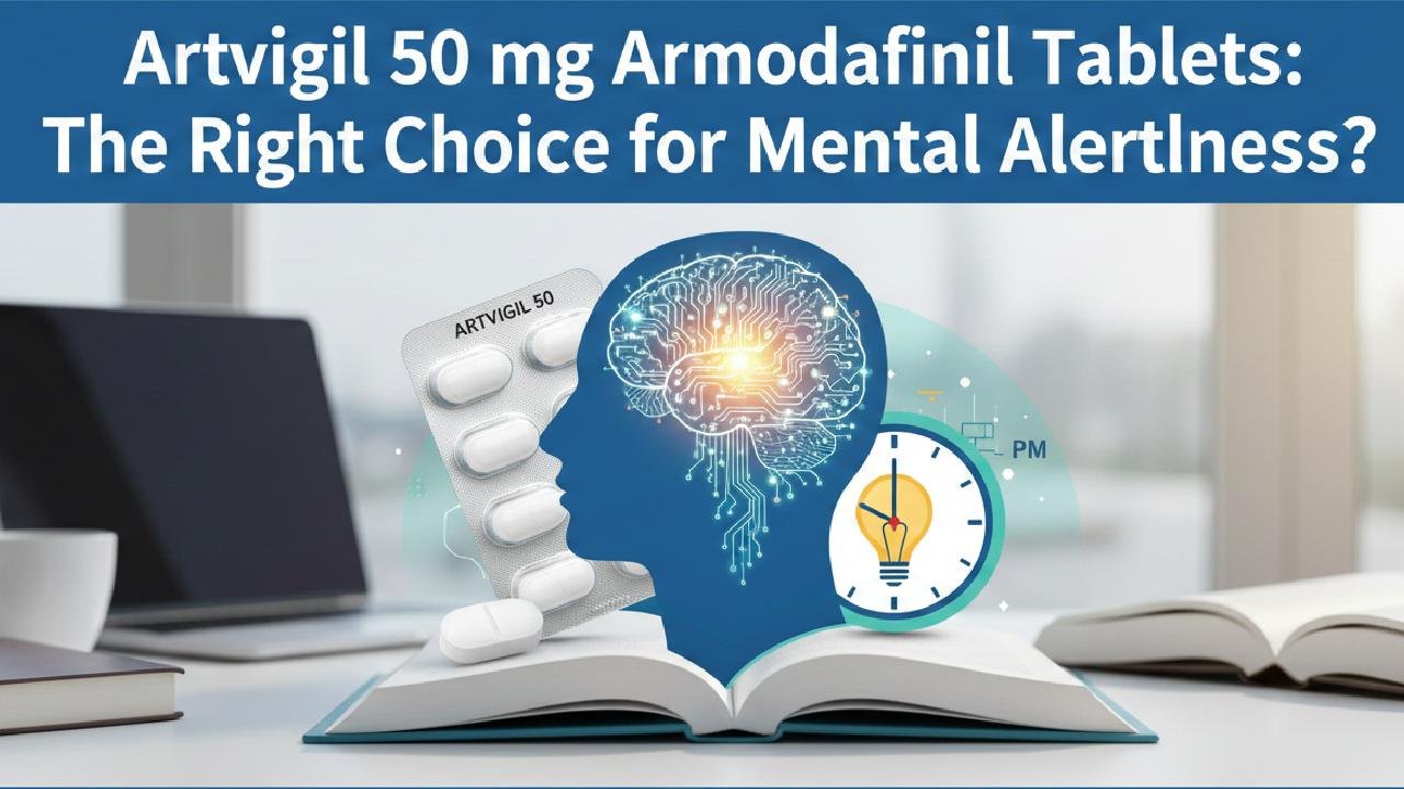 Artvigil 50 mg Armodafinil tablets